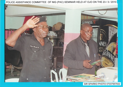 PAC President and the DPO of Ojo Police Station